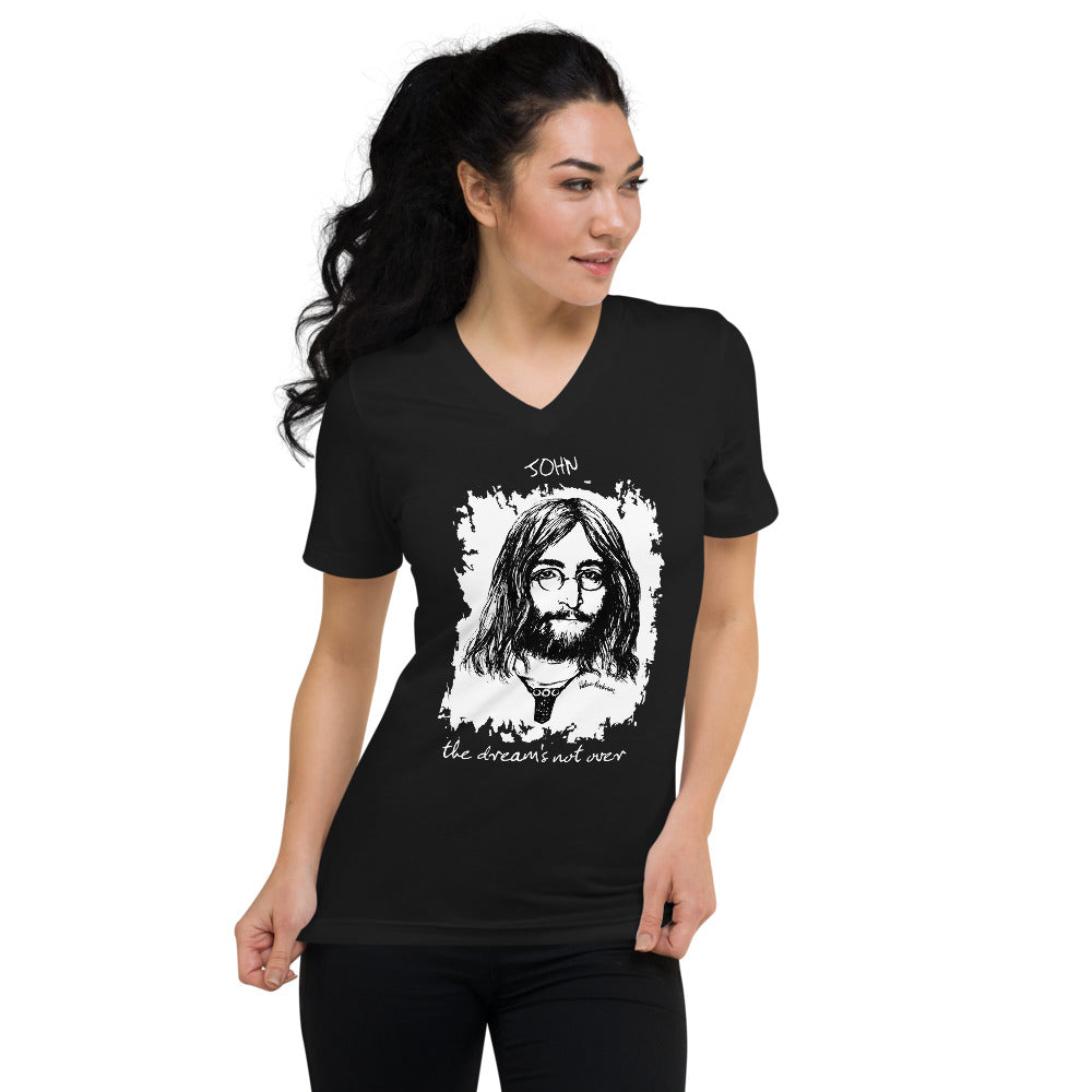 THE DREAM'S NOT OVER Unisex V-Neck T-Shirt