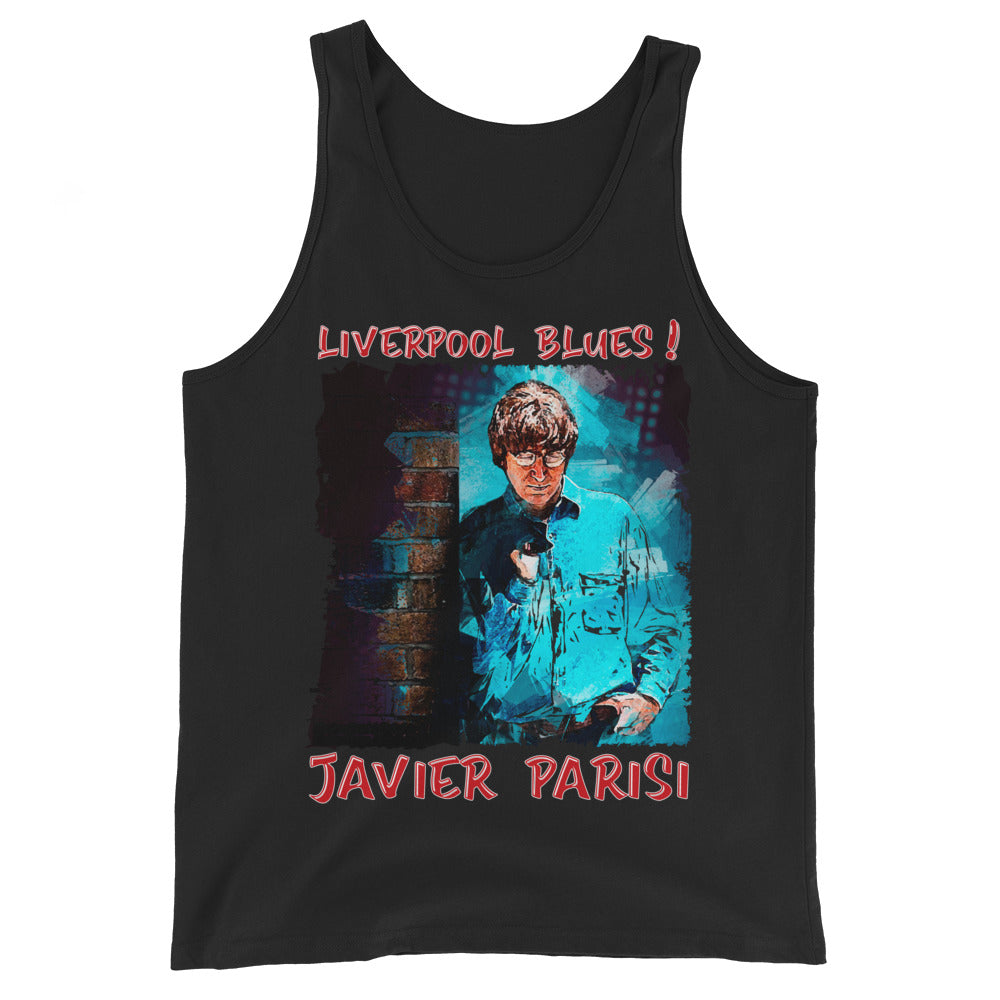 JAVIER PARISI: BOLD STREET BLUES Unisex Tank Top