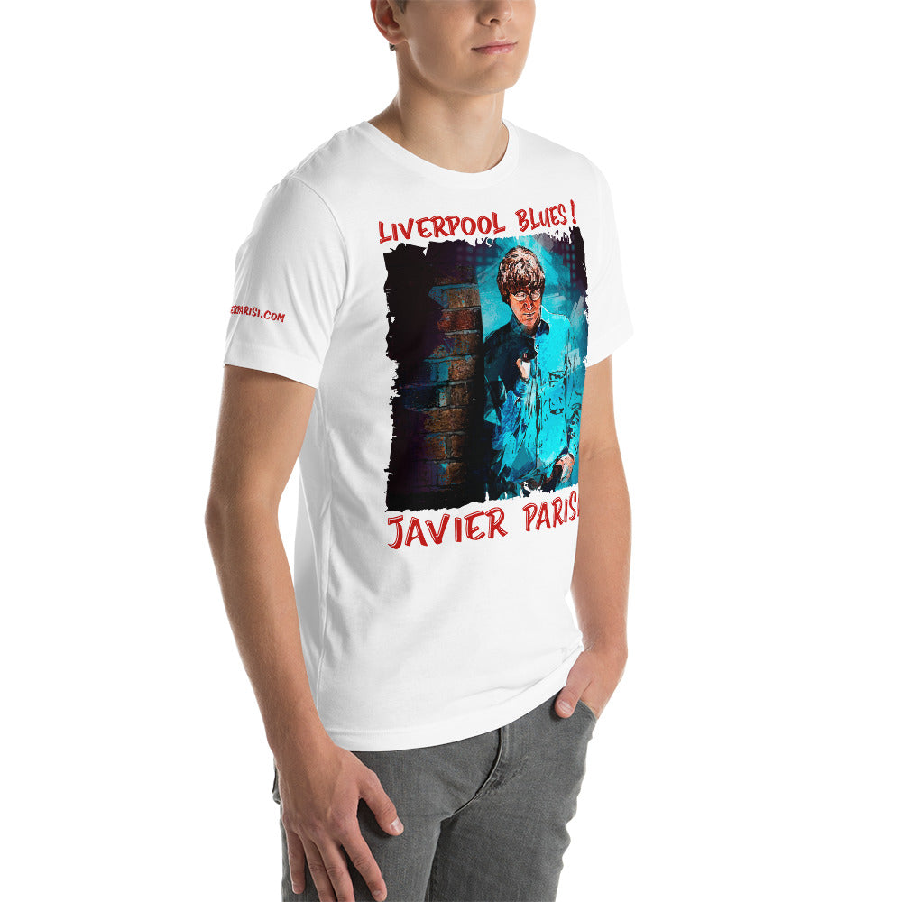 JAVIER PARISI: BOLD STREET BLUES - Unisex Luxe T-Shirt with stretch