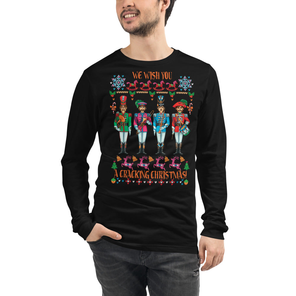 A CRACKING CHRISTMAS WITH THE BEATLES Unisex Long Sleeve Shirt