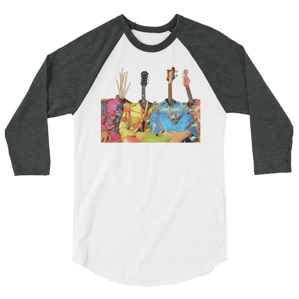 GUITARHEADS 3/4 sleeve raglan shirt