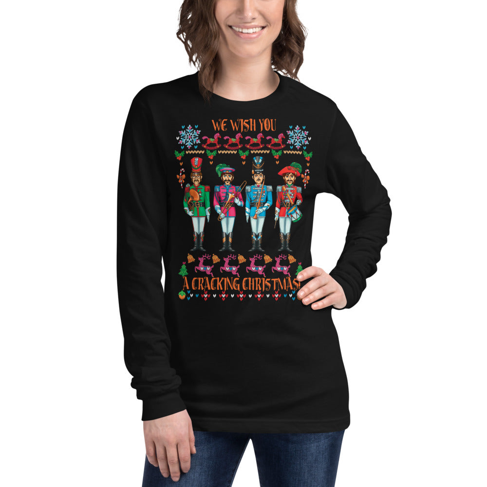 A CRACKING CHRISTMAS WITH THE BEATLES Unisex Long Sleeve Shirt