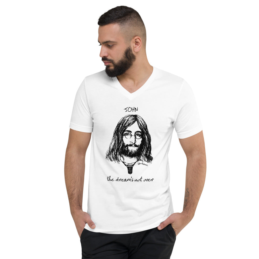 THE DREAM'S NOT OVER Unisex V-Neck T-Shirt