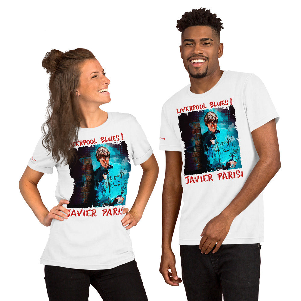 JAVIER PARISI: BOLD STREET BLUES - Unisex Luxe T-Shirt with stretch