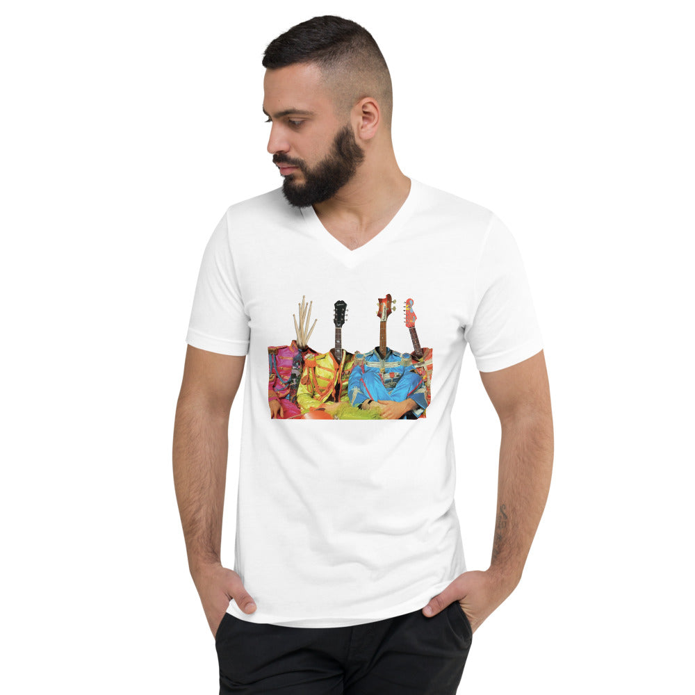 GUITARHEADS Unisex V-Neck T-Shirt
