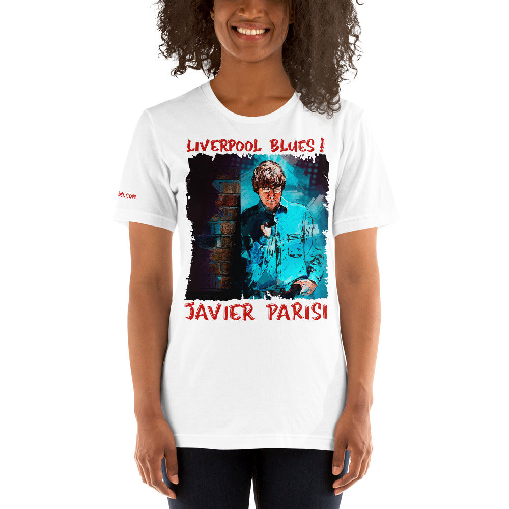 JAVIER PARISI: BOLD STREET BLUES - Unisex Luxe T-Shirt with stretch