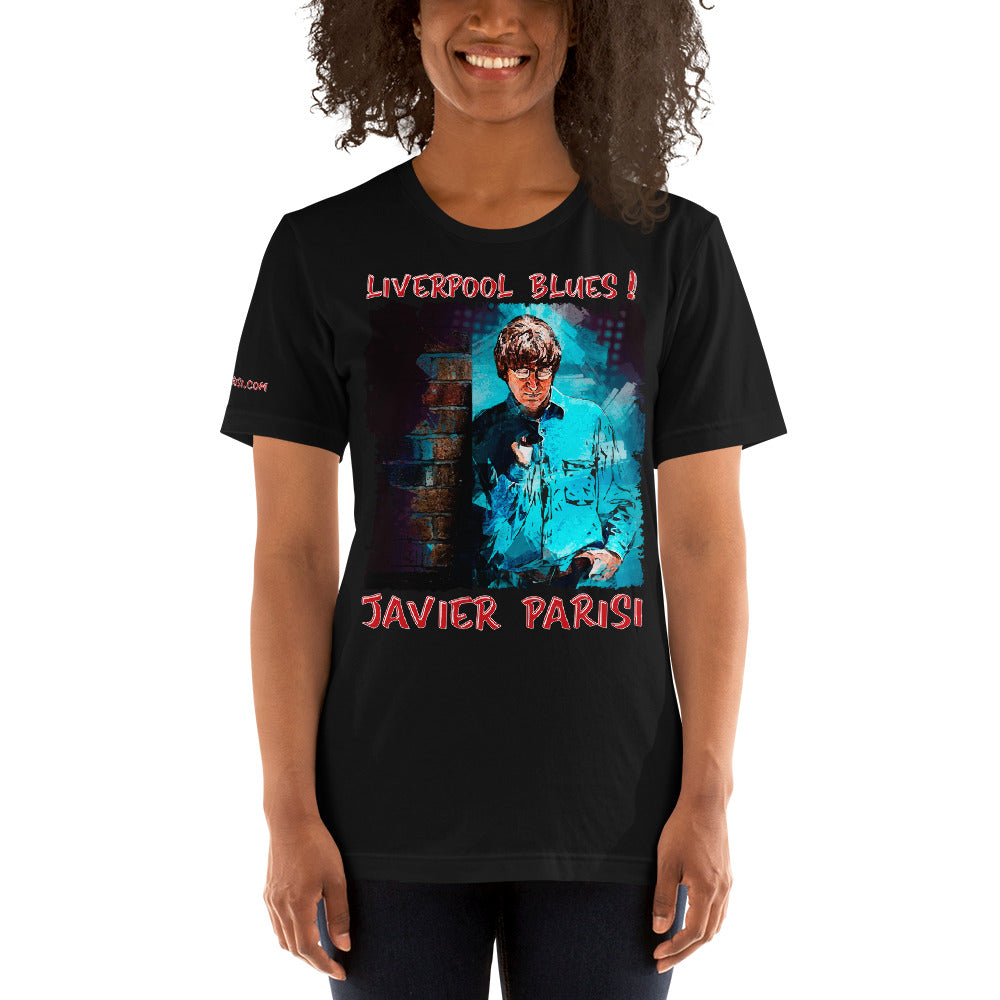 JAVIER PARISI: BOLD STREET BLUES - Unisex Luxe T-Shirt with stretch