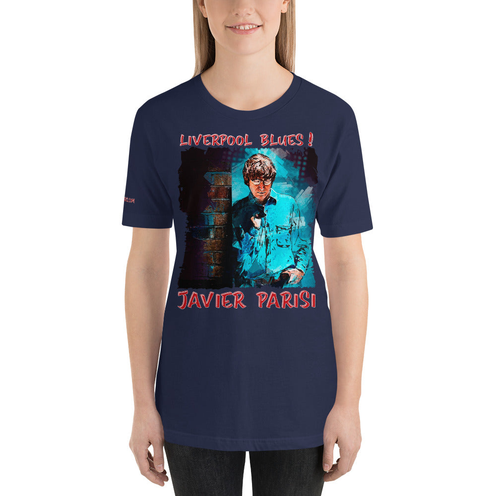 JAVIER PARISI: BOLD STREET BLUES - Unisex Luxe T-Shirt with stretch