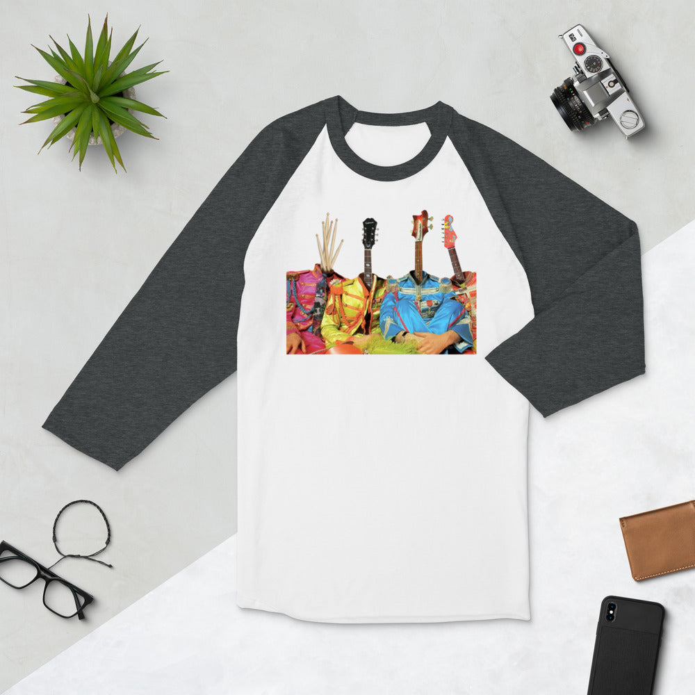 GUITARHEADS 3/4 sleeve raglan shirt
