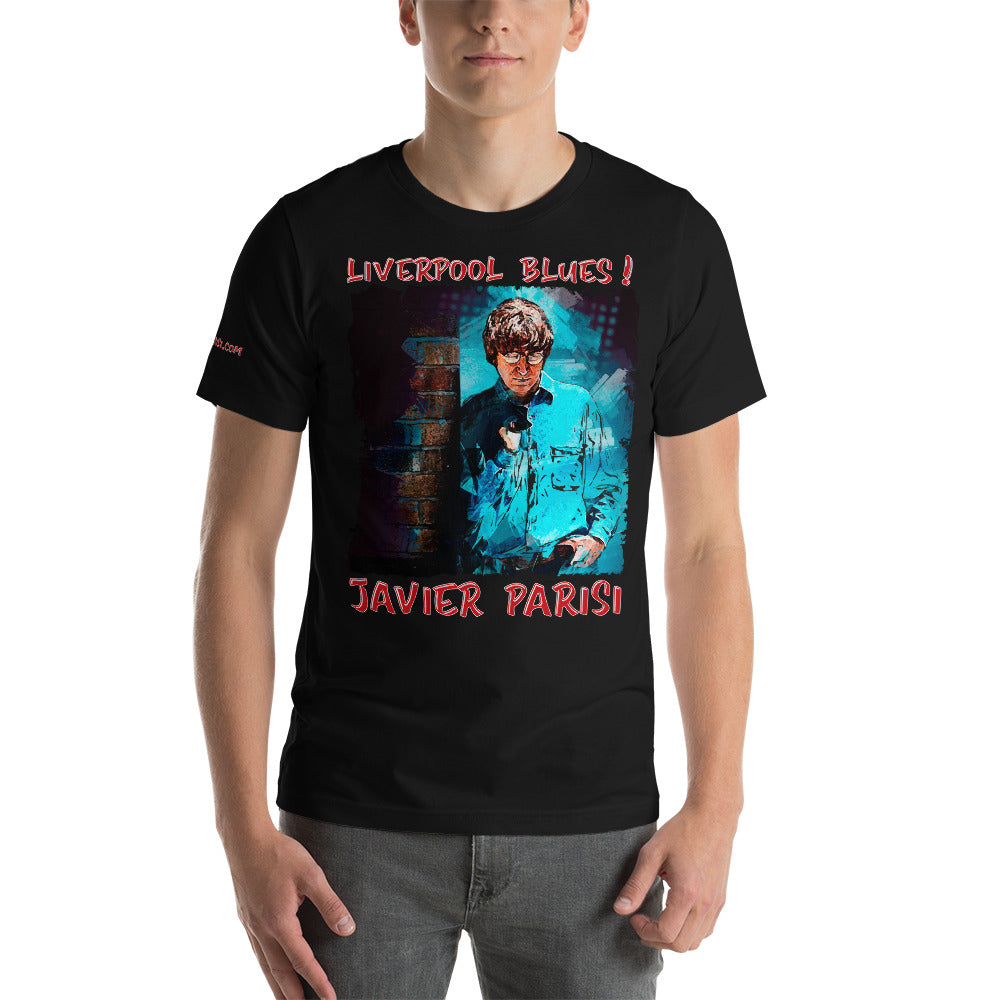 JAVIER PARISI: BOLD STREET BLUES - Unisex Luxe T-Shirt with stretch