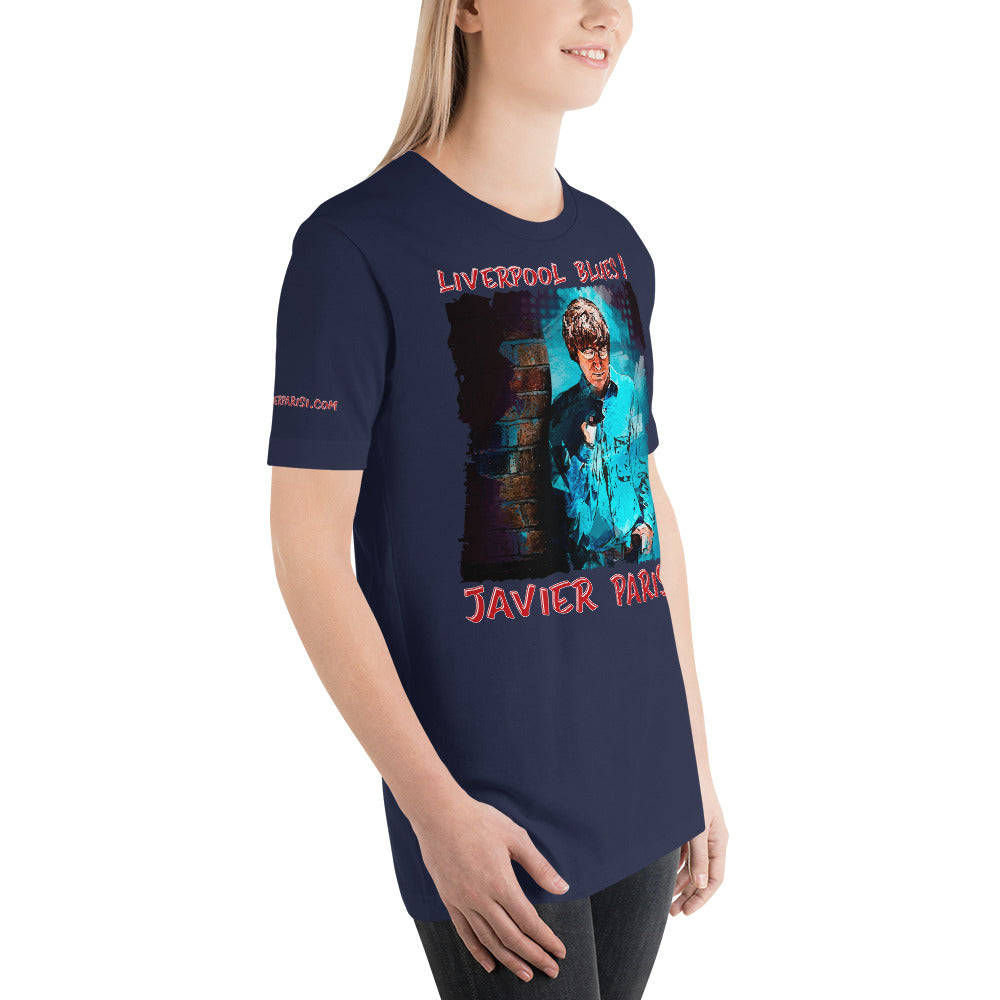 JAVIER PARISI: BOLD STREET BLUES - Unisex Luxe T-Shirt with stretch