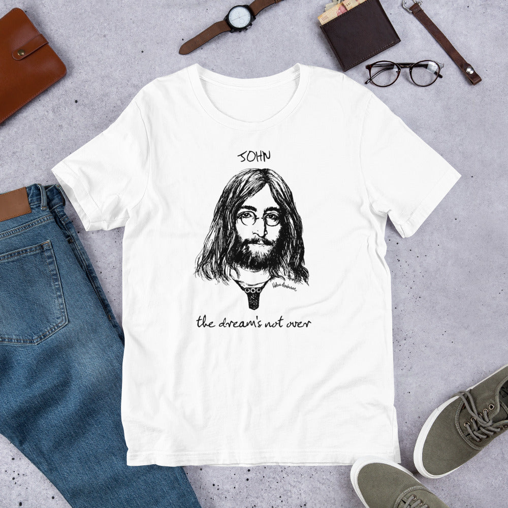 THE DREAM'S NOT OVER Unisex Luxe T-Shirt with stretch
