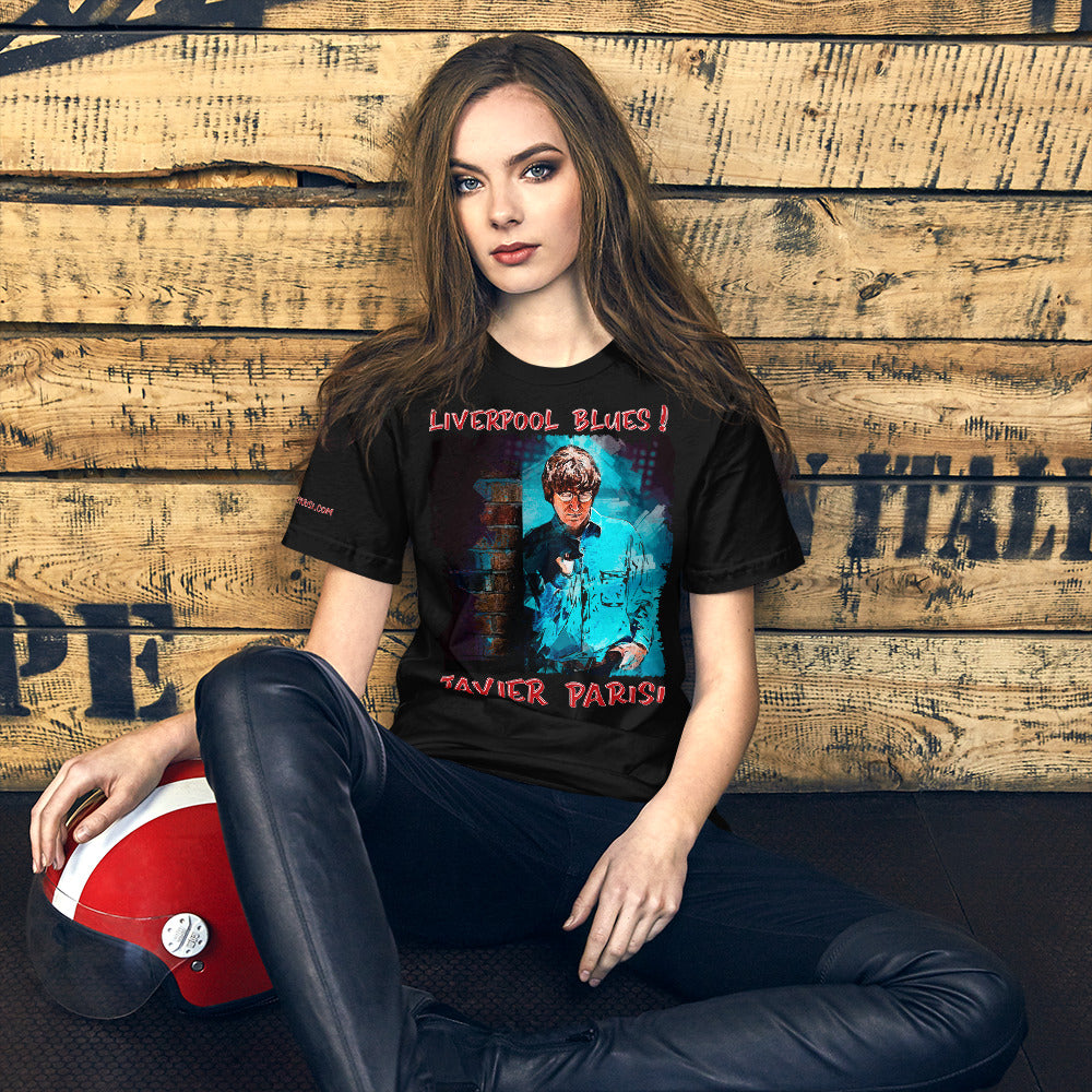 JAVIER PARISI: BOLD STREET BLUES - Unisex Luxe T-Shirt with stretch