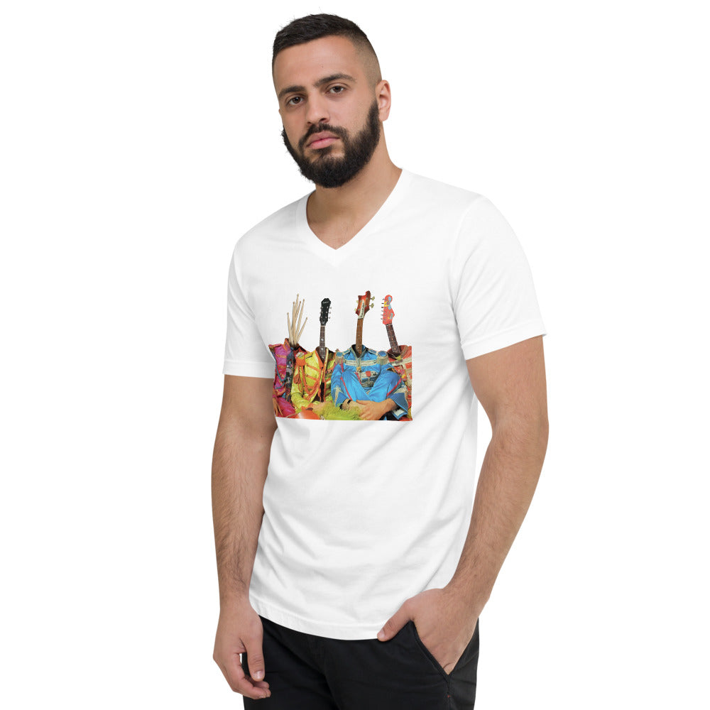 GUITARHEADS Unisex V-Neck T-Shirt