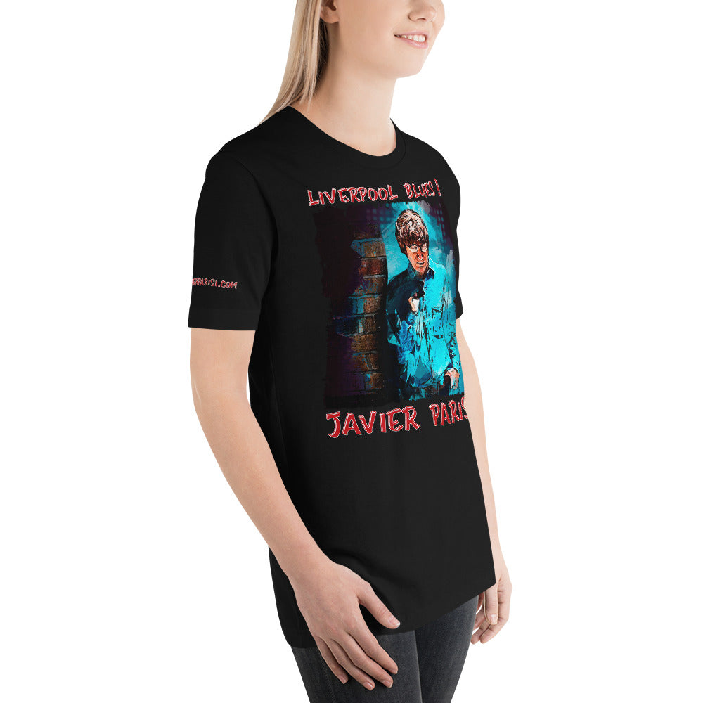 JAVIER PARISI: BOLD STREET BLUES - Unisex Luxe T-Shirt with stretch
