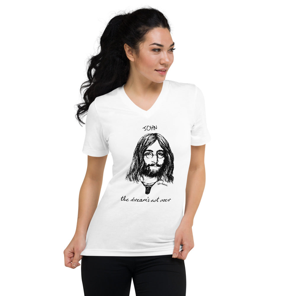 THE DREAM'S NOT OVER Unisex V-Neck T-Shirt