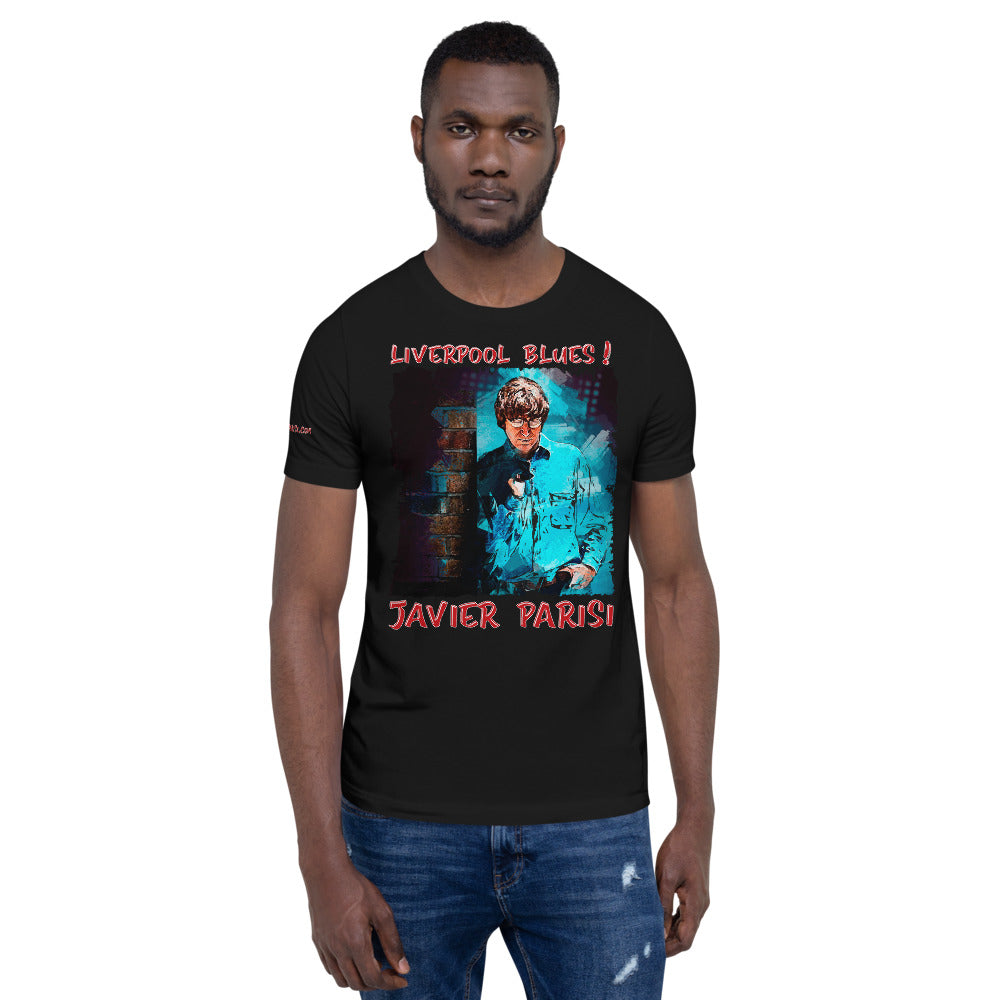 JAVIER PARISI: BOLD STREET BLUES - Unisex Luxe T-Shirt with stretch