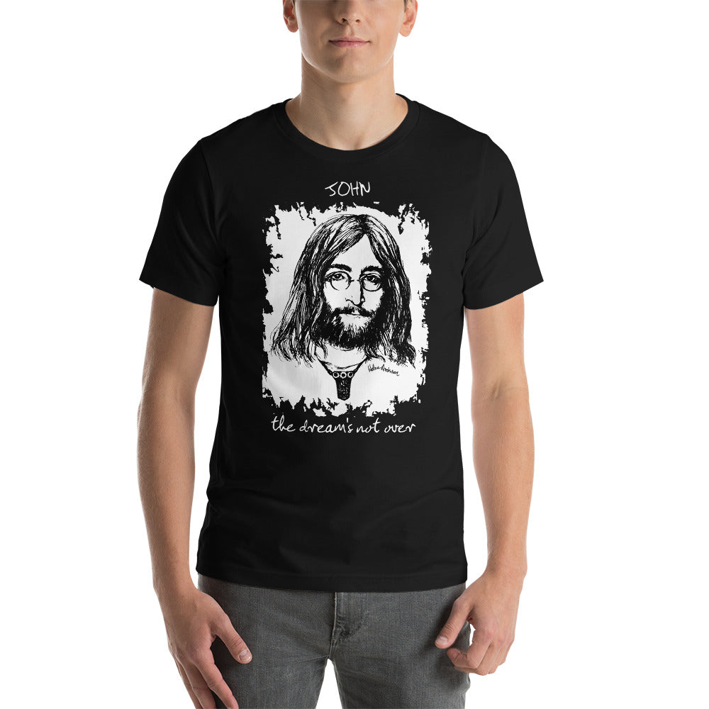 THE DREAM'S NOT OVER Unisex Luxe T-Shirt with stretch