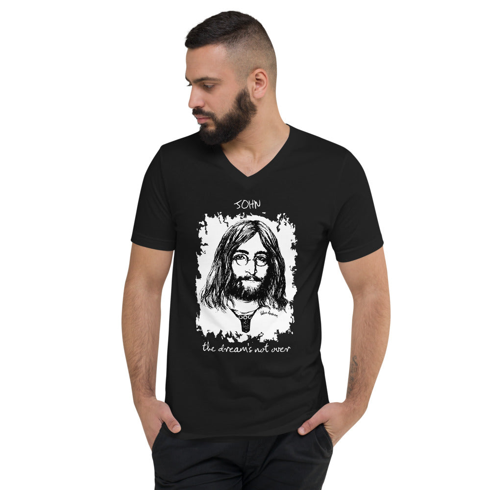 THE DREAM'S NOT OVER Unisex V-Neck T-Shirt
