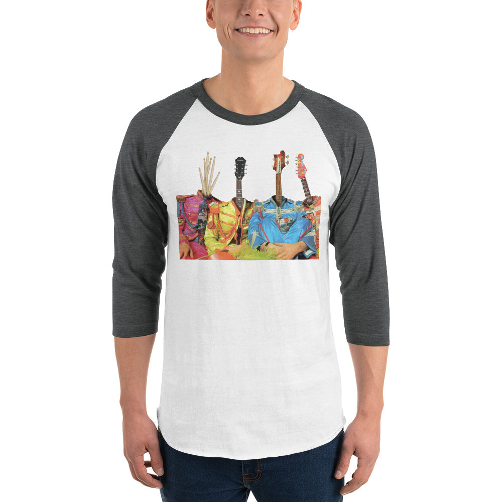 GUITARHEADS 3/4 sleeve raglan shirt