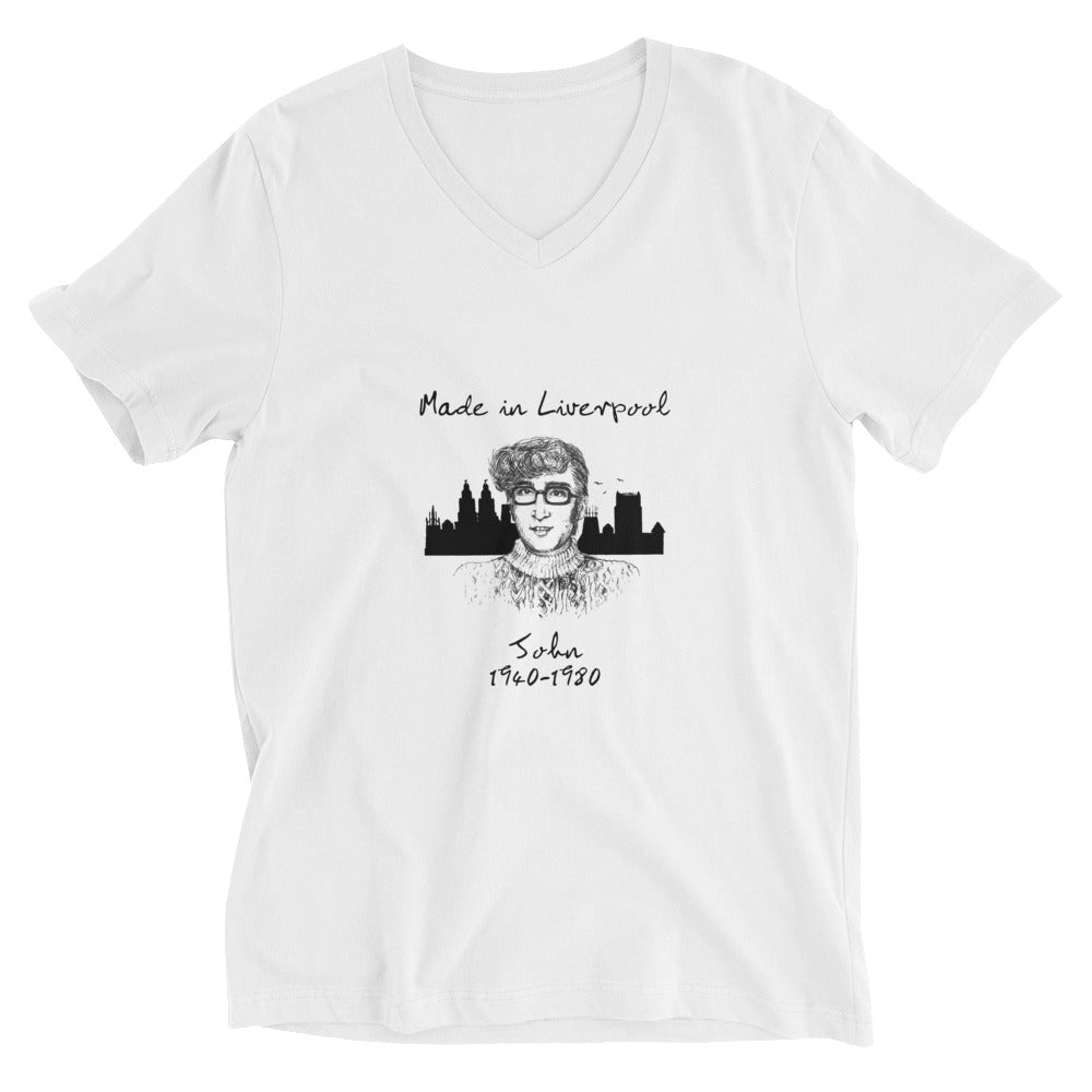 MY BUDDY JOHN Unisex V-Neck T-Shirt