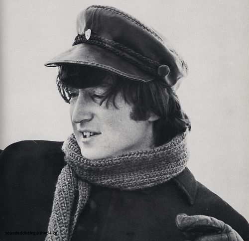 john lennon wears cap designed by helen anderson