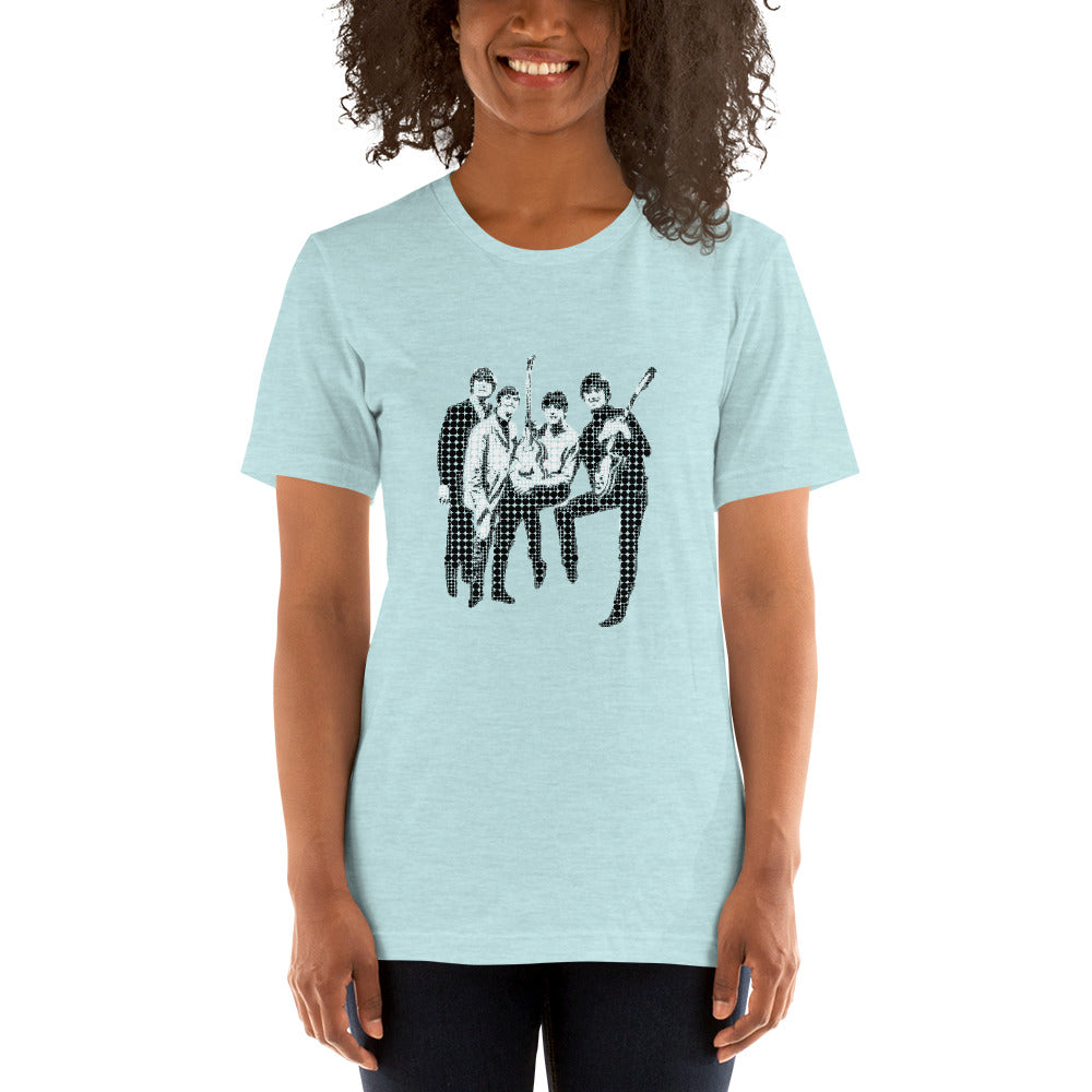 POP GO THE BEATLES Unisex Luxe T-Shirt with stretch