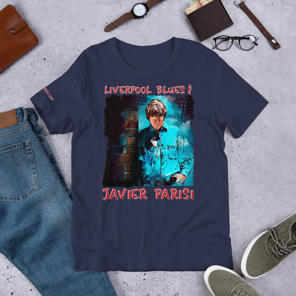 JAVIER PARISI: BOLD STREET BLUES - Unisex Luxe T-Shirt with stretch