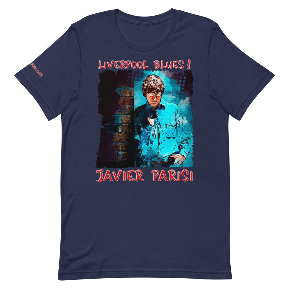 JAVIER PARISI: BOLD STREET BLUES - Unisex Luxe T-Shirt with stretch