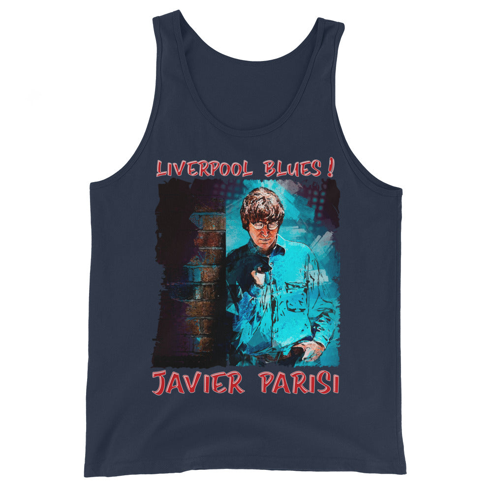JAVIER PARISI: BOLD STREET BLUES Unisex Tank Top