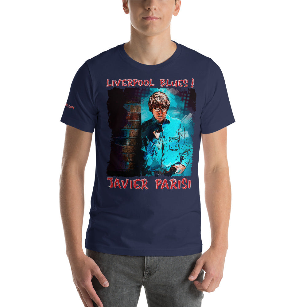 JAVIER PARISI: BOLD STREET BLUES - Unisex Luxe T-Shirt with stretch