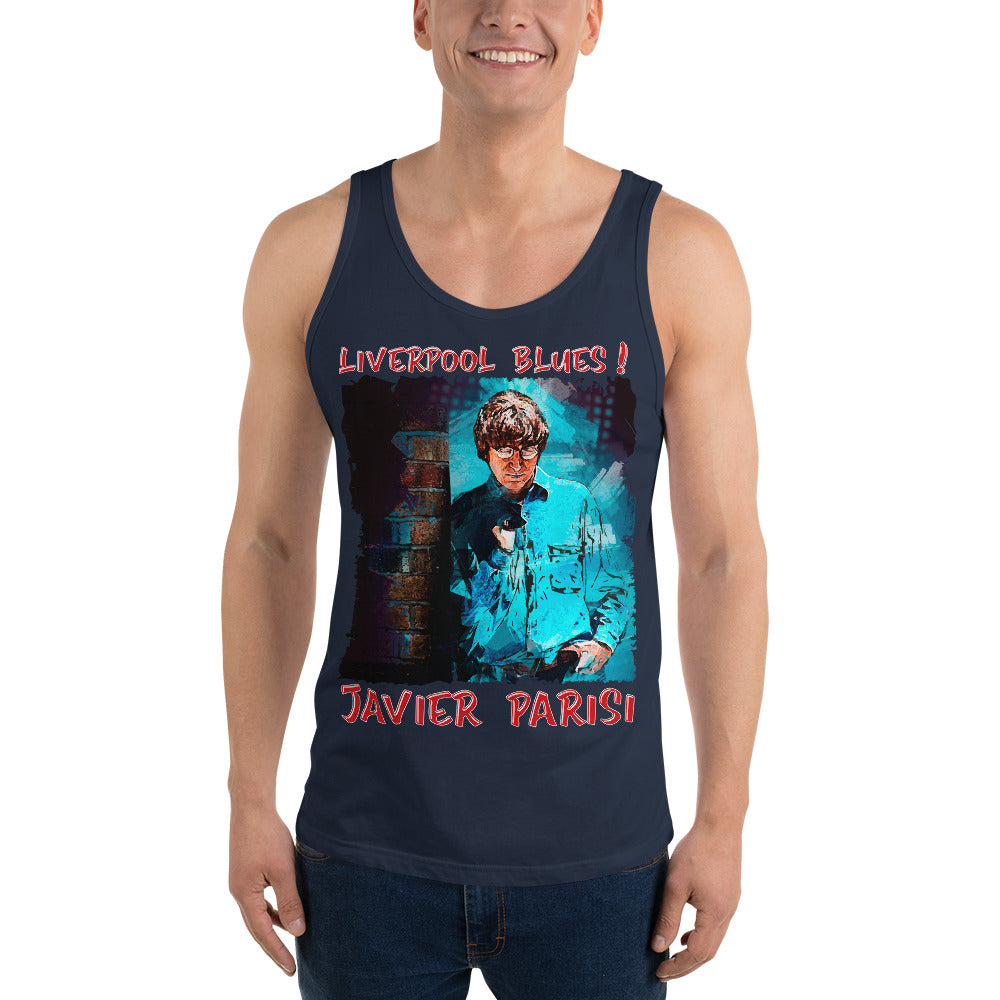 JAVIER PARISI: BOLD STREET BLUES Unisex Tank Top