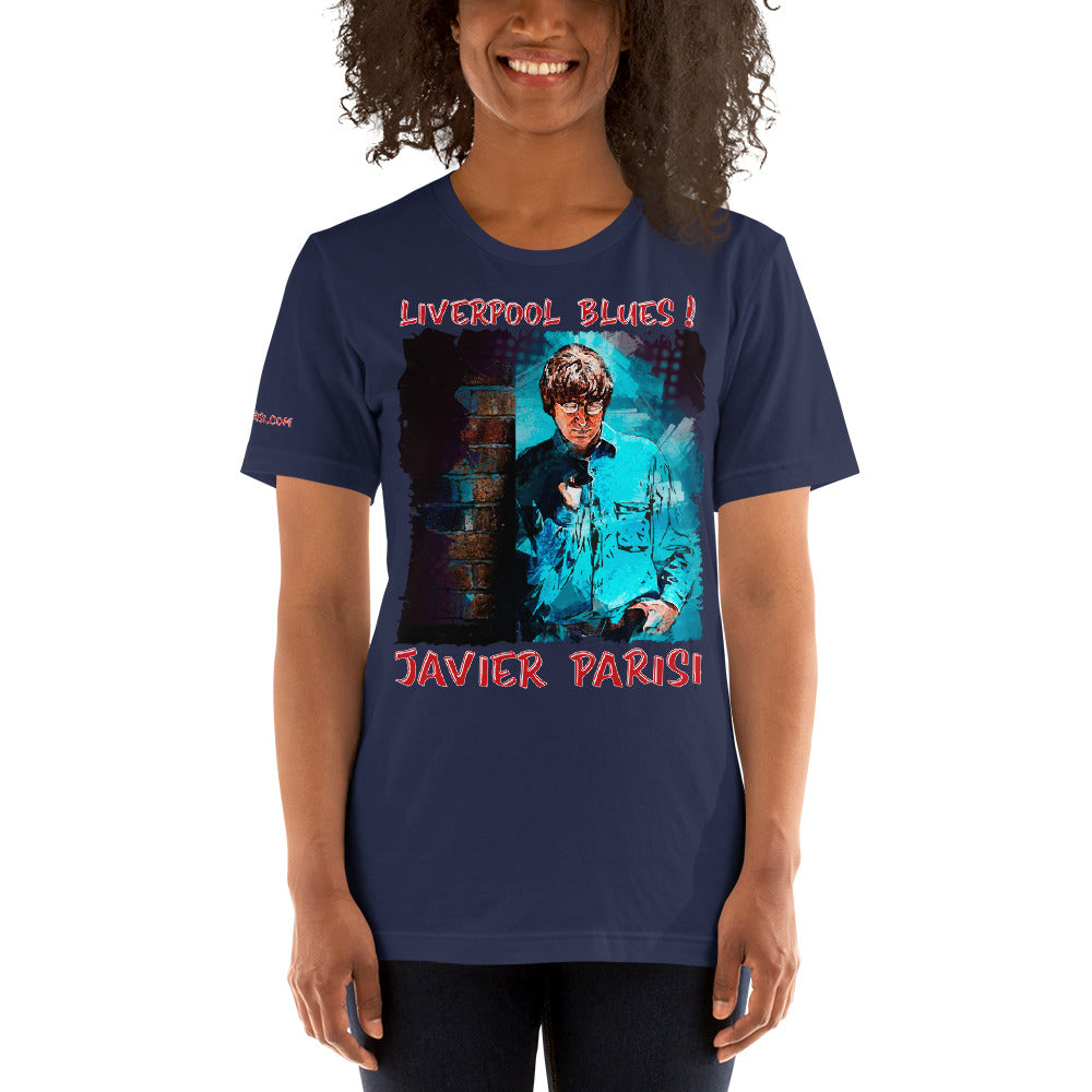 JAVIER PARISI: BOLD STREET BLUES - Unisex Luxe T-Shirt with stretch
