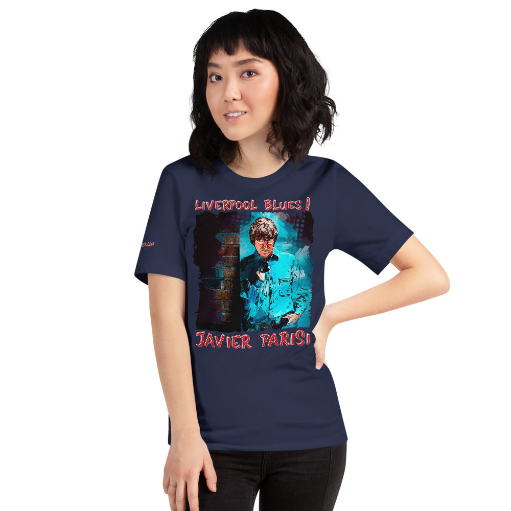 JAVIER PARISI: BOLD STREET BLUES - Unisex Luxe T-Shirt with stretch