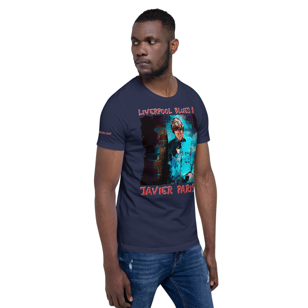 JAVIER PARISI: BOLD STREET BLUES - Unisex Luxe T-Shirt with stretch