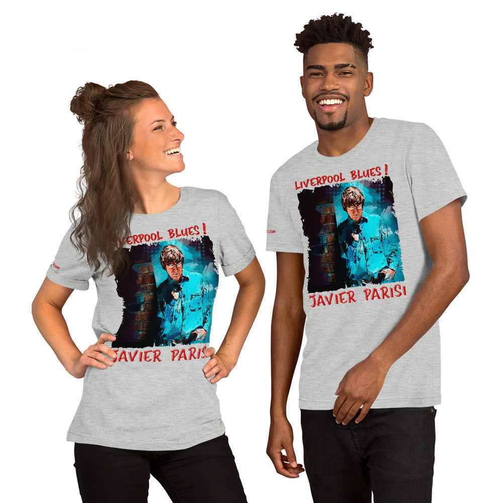 JAVIER PARISI: BOLD STREET BLUES - Unisex Luxe T-Shirt with stretch