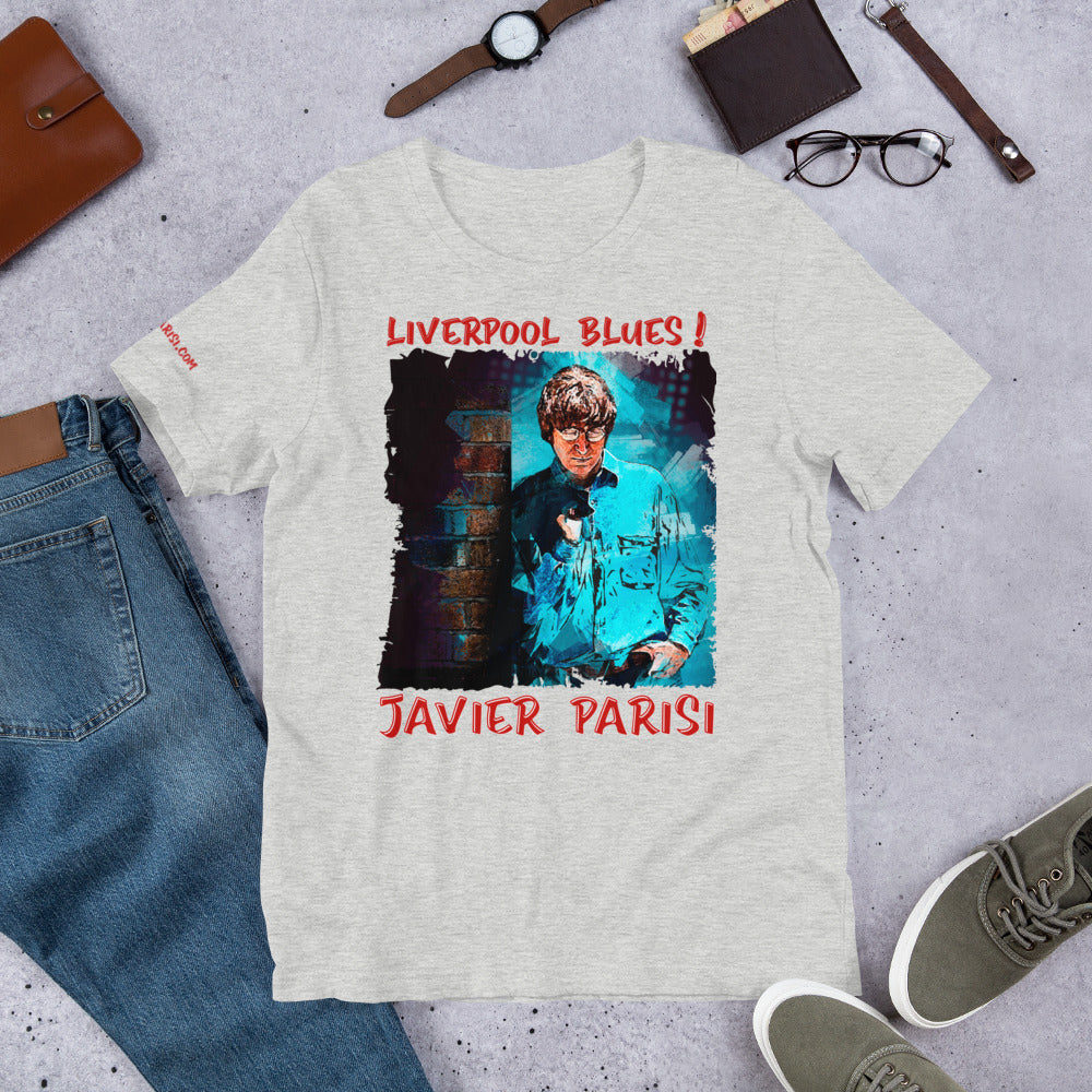 JAVIER PARISI: BOLD STREET BLUES - Unisex Luxe T-Shirt with stretch