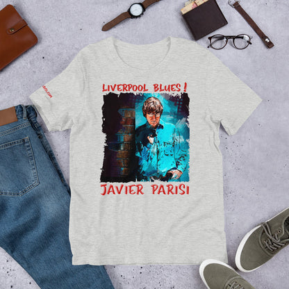 JAVIER PARISI: BOLD STREET BLUES - Unisex Luxe T-Shirt with stretch