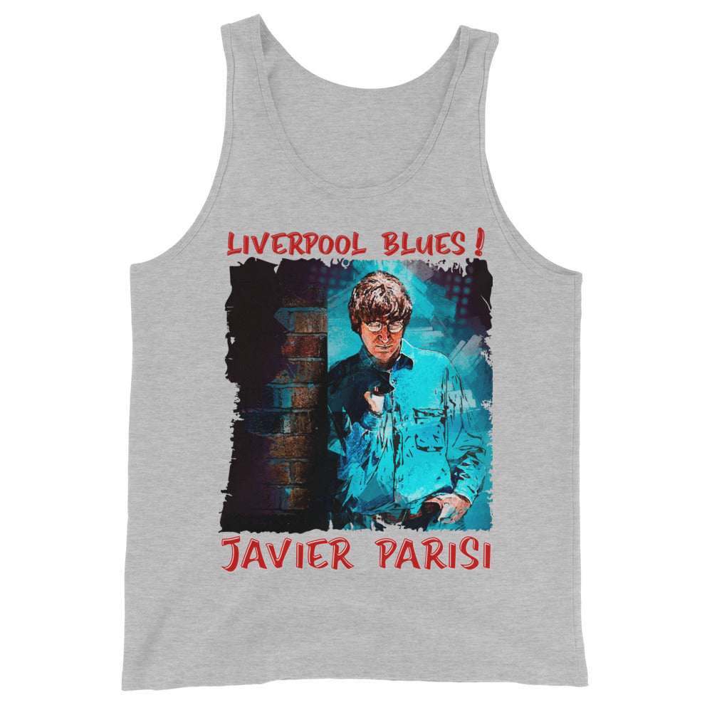 JAVIER PARISI: BOLD STREET BLUES Unisex Tank Top