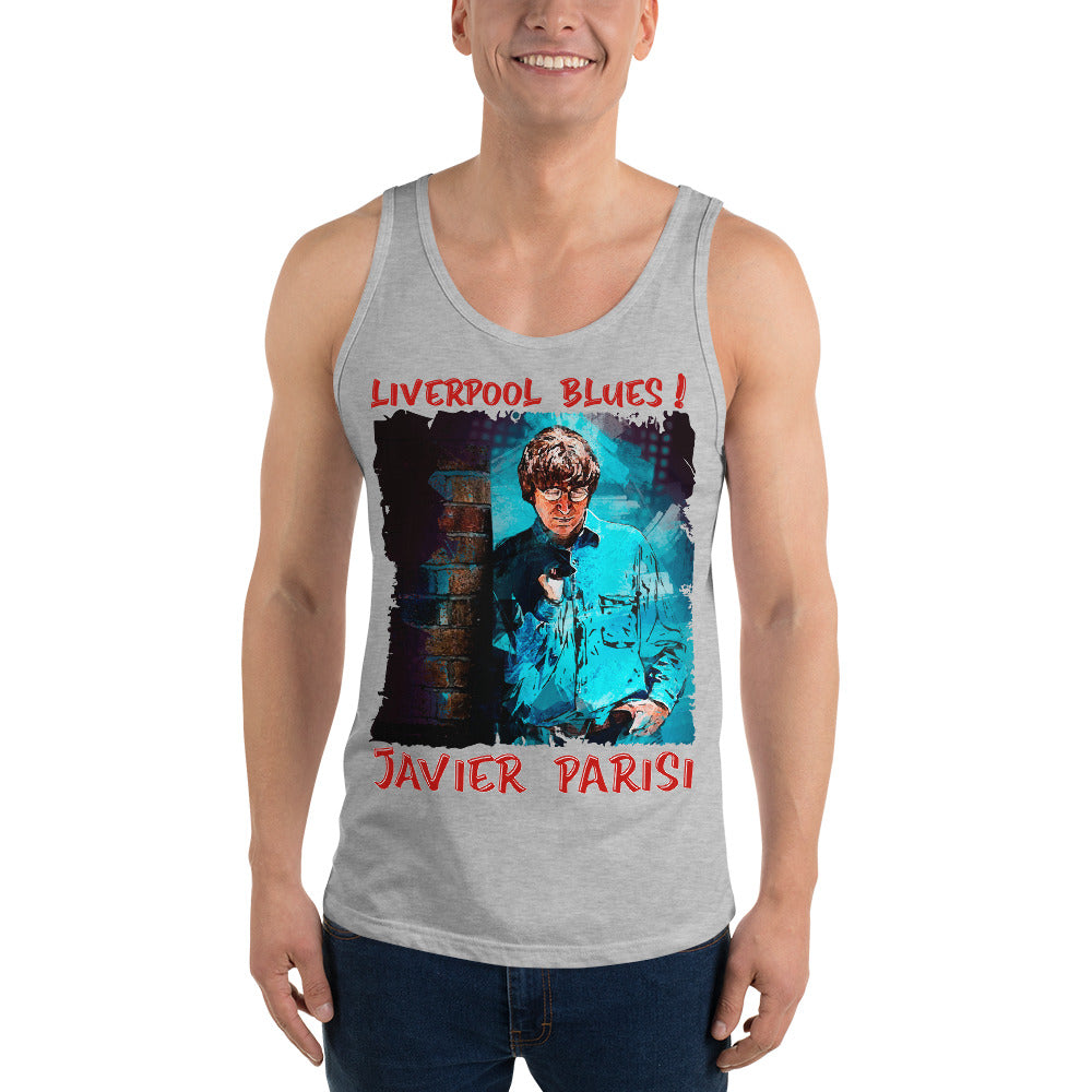 JAVIER PARISI: BOLD STREET BLUES Unisex Tank Top