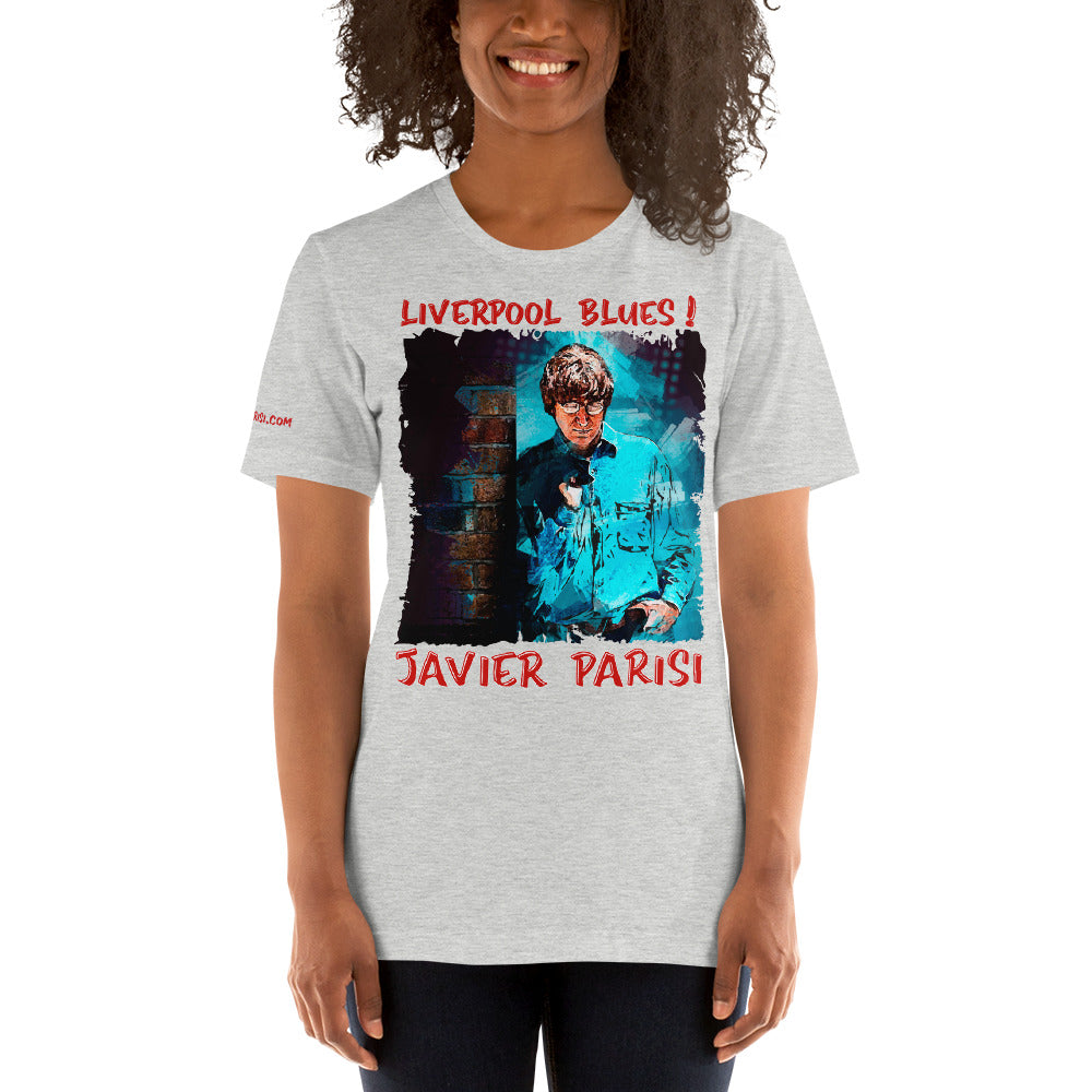 JAVIER PARISI: BOLD STREET BLUES - Unisex Luxe T-Shirt with stretch