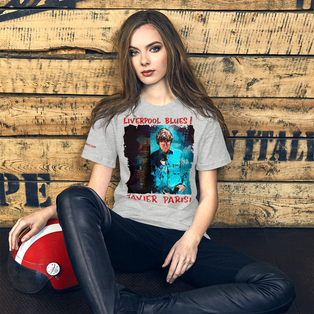 JAVIER PARISI: BOLD STREET BLUES - Unisex Luxe T-Shirt with stretch
