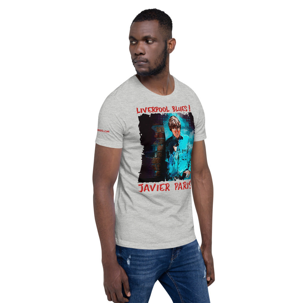 JAVIER PARISI: BOLD STREET BLUES - Unisex Luxe T-Shirt with stretch