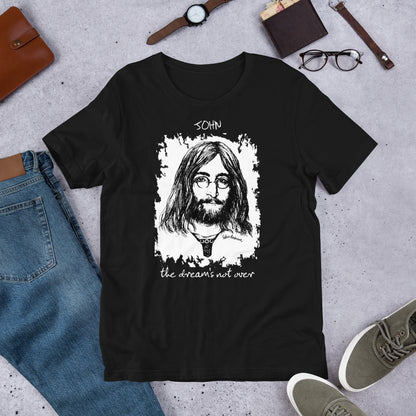 THE DREAM'S NOT OVER Unisex Luxe T-Shirt with stretch
