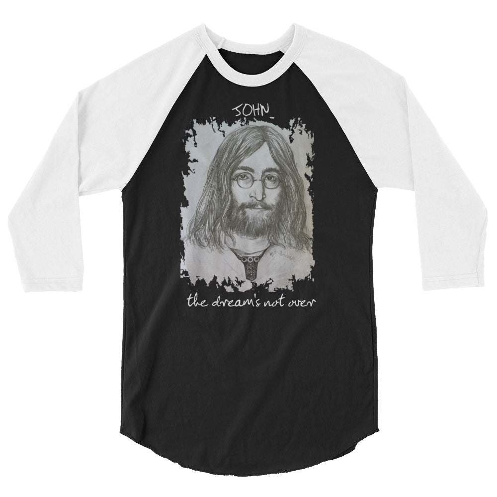 THE DREAM'S NOT OVER 3/4 sleeve raglan shirt