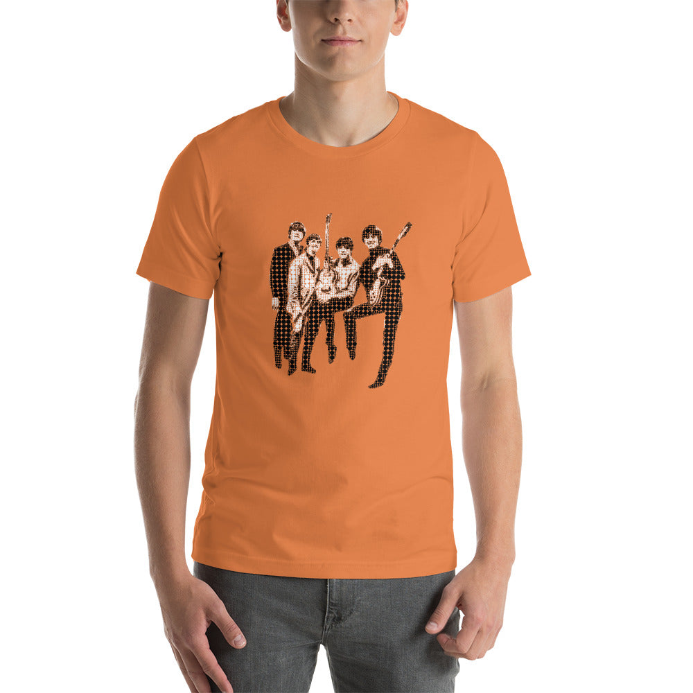 POP GO THE BEATLES Unisex Luxe T-Shirt with stretch