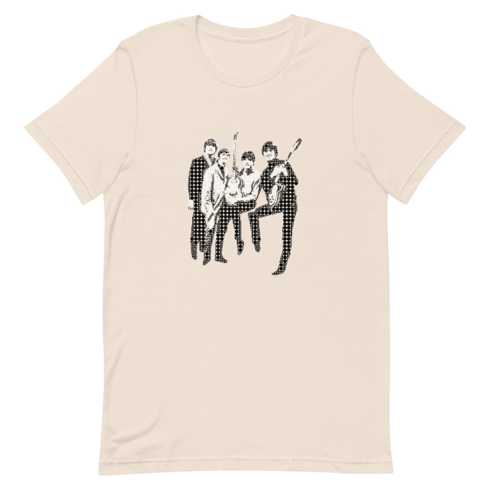 POP GO THE BEATLES Unisex Luxe T-Shirt with stretch