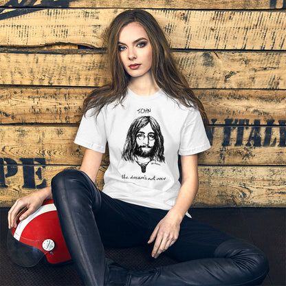 THE DREAM'S NOT OVER Unisex Luxe T-Shirt with stretch
