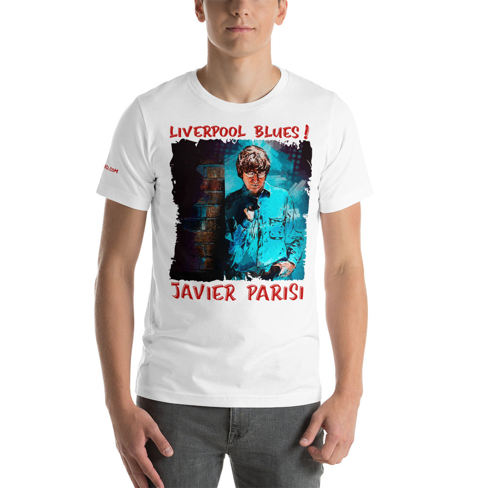 JAVIER PARISI: BOLD STREET BLUES - Unisex Luxe T-Shirt with stretch
