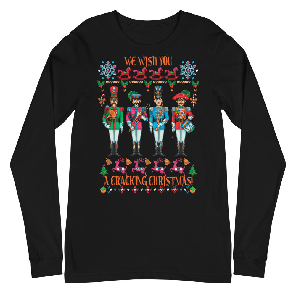 A CRACKING CHRISTMAS WITH THE BEATLES Unisex Long Sleeve Shirt